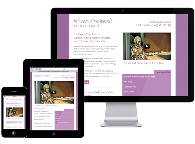 Website Example - NC Hypnotherapy